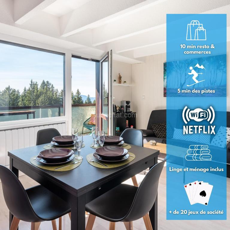 Photo de Studio NATHEN - Parking - Wifi - Balcon Sud ouest - Chamrousse 1650