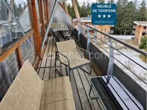 Appartement 3 étoiles au pied des pistes avec balcon été à Chamrousse